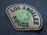 ロサンゼルス市警察　実物トラフィックショルダーパッチ 　サージャント以上