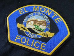 画像1: エルモンテ市警察実物ショルダーパッチ 
