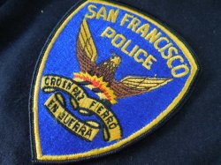 画像1: サンフランシスコ市警察実物ショルダーパッチ