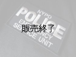 画像1: ニューヨーク市警察ＥＳＵ（ＳＷＡＴ）ユニフォーム用パッチ胸用