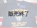 ニューヨーク市警察オフィシャルＴシャツ　ネイビー日本人Ｌ