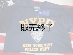 画像1: ニューヨーク市警察オフィシャルＴシャツ　ネイビー日本人Ｌ