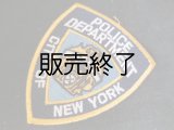 ニューヨーク市警察ショルダーパッチ小