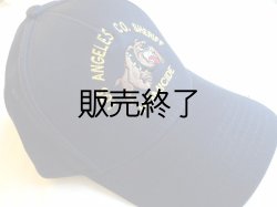 画像1: ロサンゼルスカウンティーシェリフ実物ホミサイドCAP  ネイビー フリーサイズ