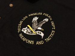 画像2: ロサンゼルス市警察ＳＷＡＴ オフィシャルポロシャツ 日本人Ｌ