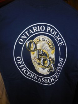 画像2: オンタリオ市警察オフィサーアソシエーションＴシャツ　日本人Ｌ