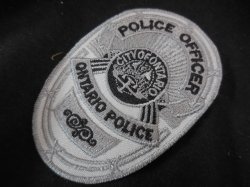 画像1: オンタリオ市警察バッジパッチ