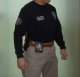 ロサンゼルス市警察実物オフィシャルレイドシャツ（長袖)日本人Ｍ