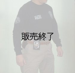 画像1: ロサンゼルス市警察実物オフィシャルレイドシャツ（長袖）日本人ＸＬ