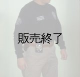 ロサンゼルス市警察実物オフィシャルレイドシャツ（長袖）日本人Ｌ