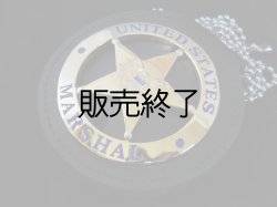 画像1: USマーシャル（連邦保安官）レプリカバッジ＆ホルダー　マーシャル（ハイランク）