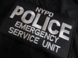 ニューヨーク市警察実物エマージェンシーサービスユニットベスト用 パッチ　ベルクロ