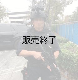 画像2: ロサンゼルス市警察SWATベスト用ロゴパッチ　ベルクロ付き