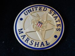 画像1: 連邦保安官事務所　チャレンジコイン　ゴールド