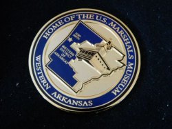 画像2: 連邦保安官事務所　チャレンジコイン　ゴールド
