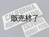 カリフォルニアハイウェイパトロールベスト用パッチ大小ＳＥＴ　タンｘブラック