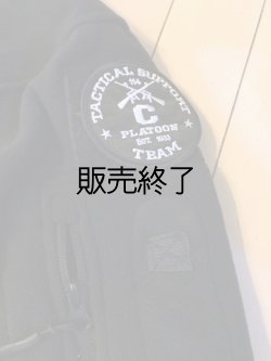 画像3: フード付きタクティカルフリースジャケット 日本人M ブラック