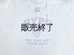 画像1: ニューヨーク市警察 半袖ＴシャツＵＳ　Ｓ　日本人Ｍ　グレー
