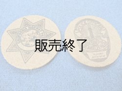 画像1: カリフォルニアハイウェイパトロール＆ロサンゼルス市警察コースターSET