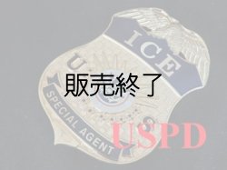 画像1: US米国入国・税関捜査官（通称アイス）トップクオリティーバッジ