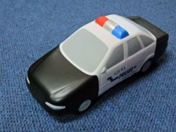 画像1: アズーサ市警察柔らかいポリスカーのおもちゃ
