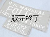 連邦保安官　実物ベスト用パッチＳＥＴ　タスクフォース　ブラック　ベルクロタイプ　刺繍