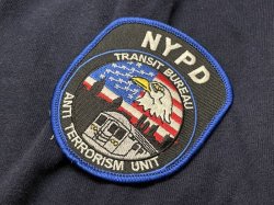 画像1: ニューヨーク市警察アンチテロリズムユニット　ショルダーパッチ