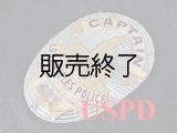 ロサンゼルス市警察実物フラットバッジ＆ワレットＳＥＴ　キャプテン