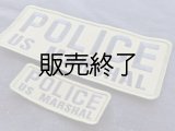 連邦保安官　実物ベスト用パッチＳＥＴグリーンｘブラック　　ベルクロタイプ　刺繍