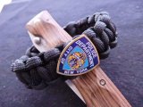 ニューヨーク市警察パラコードカスタムブレスレット　