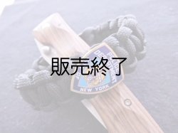 画像1: ニューヨーク市警察パラコードカスタムブレスレット　