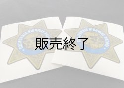 画像1: カリフォルニアハイウェイパトロール白バイ用デカールＳＥＴ旧タイプ