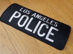 画像1: ロサンゼルス市警察ベスト用パッチ　ベルクロタイプ