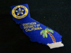 画像1: 連邦保安官カリフォルニアディストリクト　パッチ