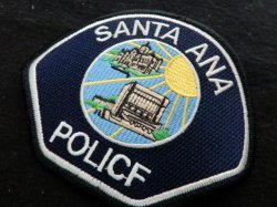 画像1: サンタアナ市警察カリフォルニア　ショルダーパッチ