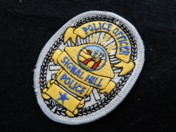 画像1: シグナルヒル市警察バッジパッチ