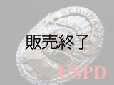 タスティン市警察実物バッジ　サージャント