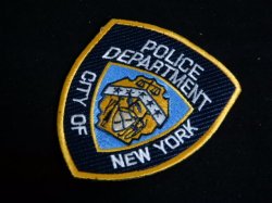 画像1: ニューヨーク市警察実物ショルダーパッチ