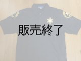 ロサンゼルスカウンティーシェリフレイドポロシャツ（半袖）　 ブラック日本人ＸＬ