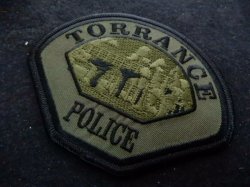 画像1: トーランス市警察実物SWATショルダーパッチ