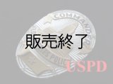 ロサンゼルス市警察実物支給バッジ　コマンダー