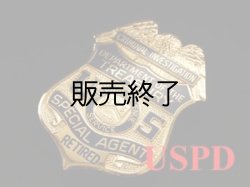 画像1: アメリカ合衆国財務省実物バッジ　リタイアード スペシャルエージェント