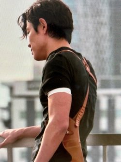 画像3: 実写シティーハンター冴羽亮パイソン用ショルダーホルスター特注品