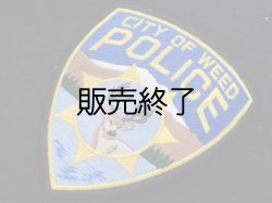 画像1: ウィード市警察ショルダーパッチ 