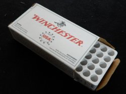 画像1:  ウィンチェスター９ｍｍ口径空箱 (LAカウンティーシェリフ支給品）