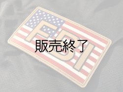 画像1: 連邦捜査局  ベスト用USフラッグパッチ　ベルクロ仕様