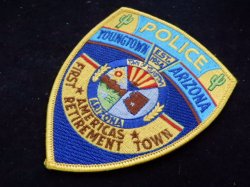 画像1: ヤングタウン市警察ショルダーパッチ