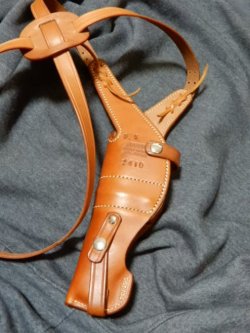 画像2: 実写シティーハンター冴羽亮パイソン用ショルダーホルスター特注品