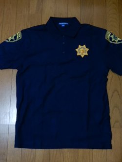 画像1: カリフォルニアハイウェイパトロール半袖ポロシャツ 日本人Ｍ