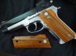 画像1: MGC,S&W M59系用木製スムースグリップ (1)